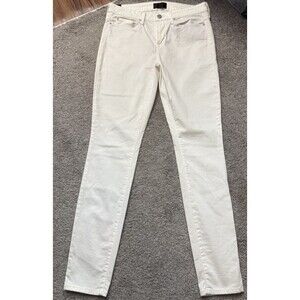 Vince Dylan Skinny Jeans Mens 32x30 White Stretch Denim Slim Fit Designer Pants